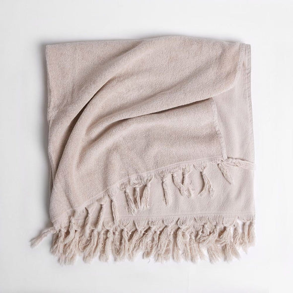 Vintage Wash 100% Cotton Bathroom Collection | Clay | Towel